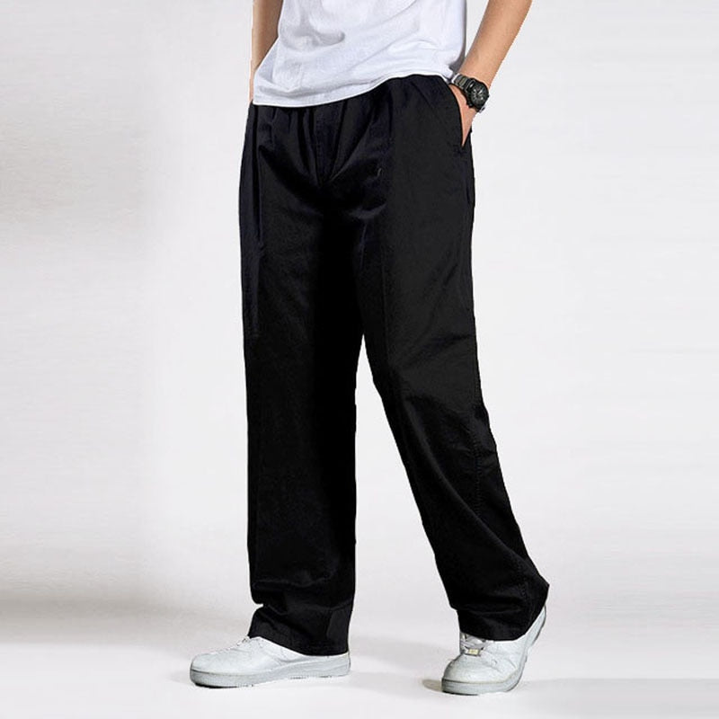 Brand Casual Pants men cargo pants cotton loose trousers mens pants overalls Multi Pocket Straight Joggers Homme 6XL